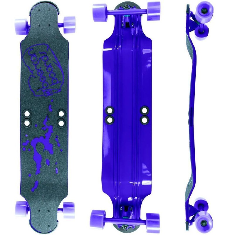 Beercan Purple 38″ Root Beer Drop Down Longboard Complete