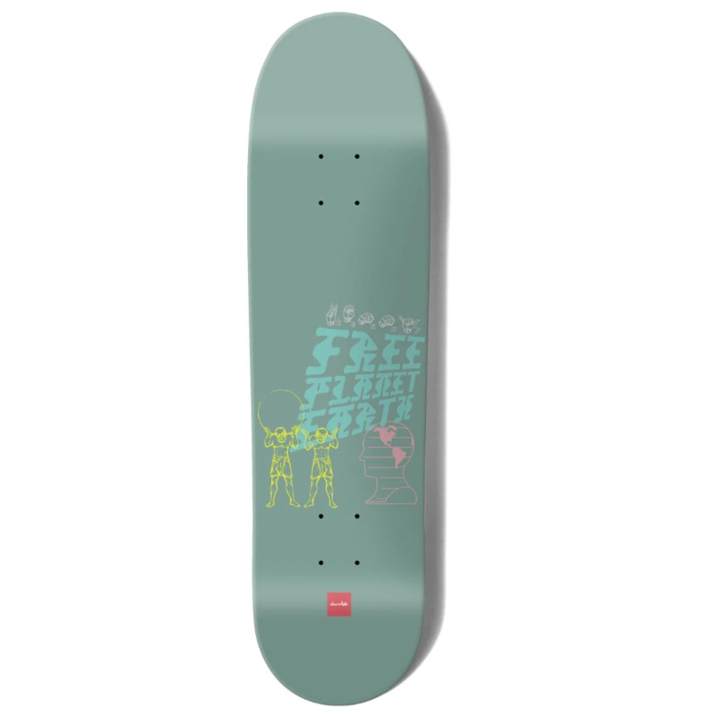 Chocolate Skateboards “Kenny Anderson- Free Planet Earth” 8.5″ Skiduls Shaped Deck