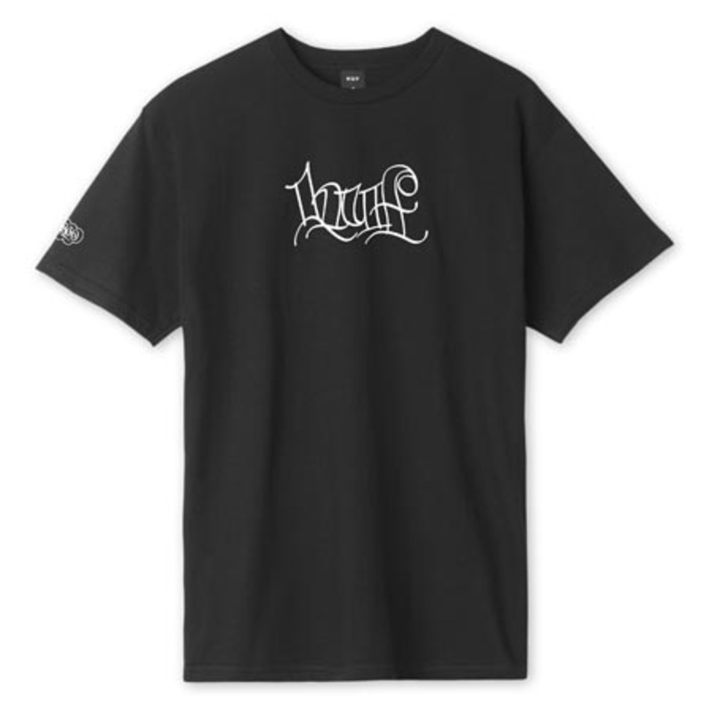HUF Haze Hand Style 2 T Shirt Black Small
