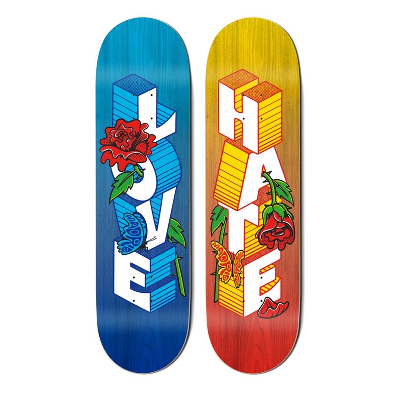 Madrid Mark Ward Love, Hate, Just Skate 8.25″ Skateboard