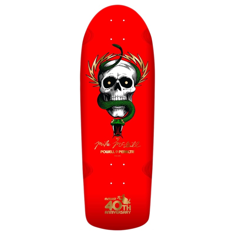 POWELL PERALTA MCGILL MCTWIST ANNIV RED GOLD FOIL