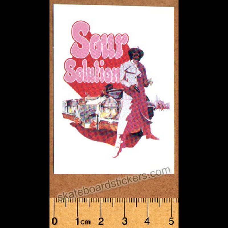 Sour Solution Skateboards Superfly Skateboard Sticker