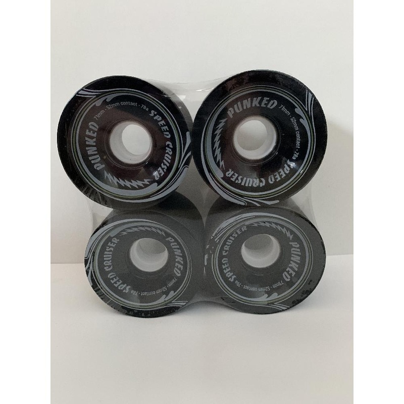 Speed Cruiser 71mm Longboard Wheels – Black Wheels only