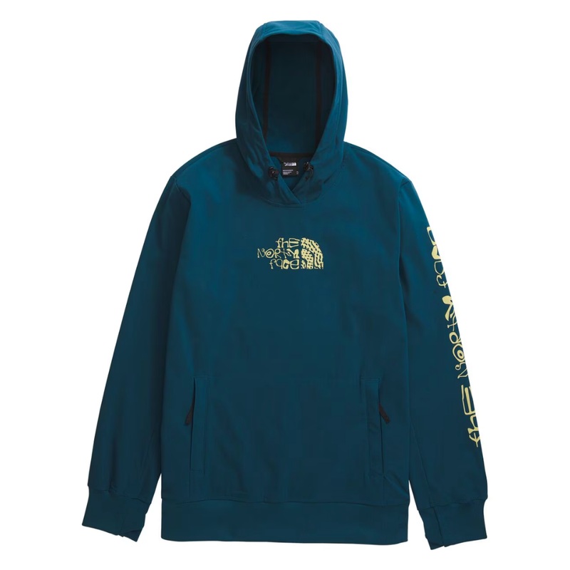 The North Face Tekno Logo Hoodie Midnight Petrol LG