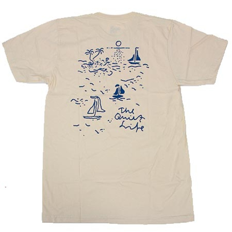 The Quiet Life Sail Premium T Shirt Natural Medium