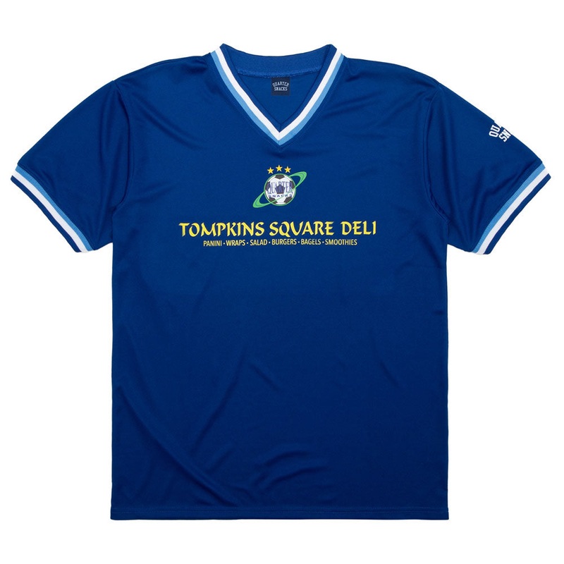 Tompkins Square Deli Squad Soccer Jersey Quartersnacks Royal LG