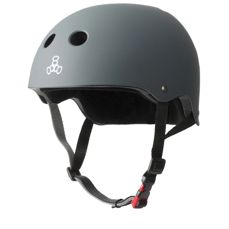 Triple 8 Helmets – The Certified Sweatsaver Helmet – Carbon Matte XS/S