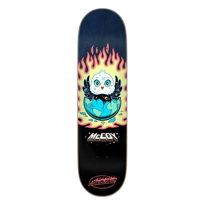 8.25in McCoy Space Chick Santa Cruz VX Skateboard Deck No Color 8.25in x 31.83in