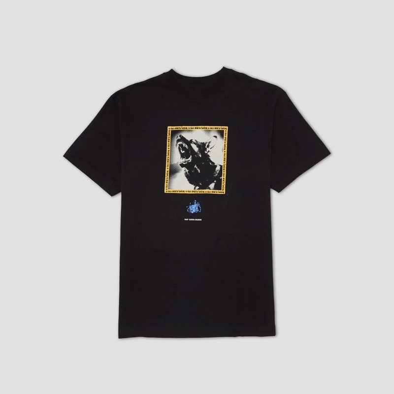 HUF Beware T-Shirt Black Medium
