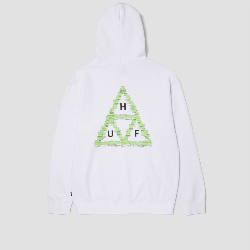 HUF Desktop Pullover Hood White Small