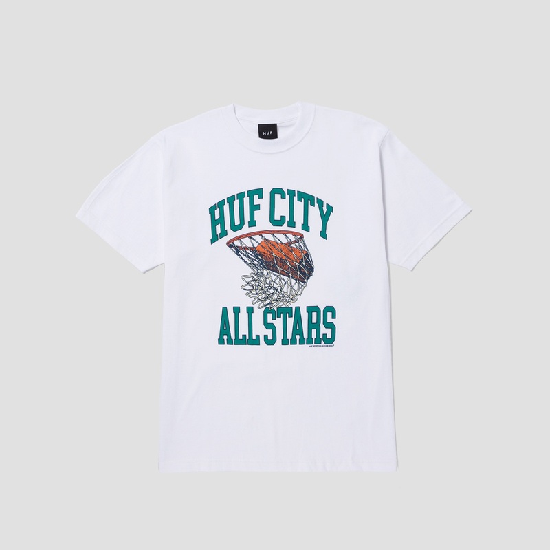 HUF Swish T-Shirt White Small