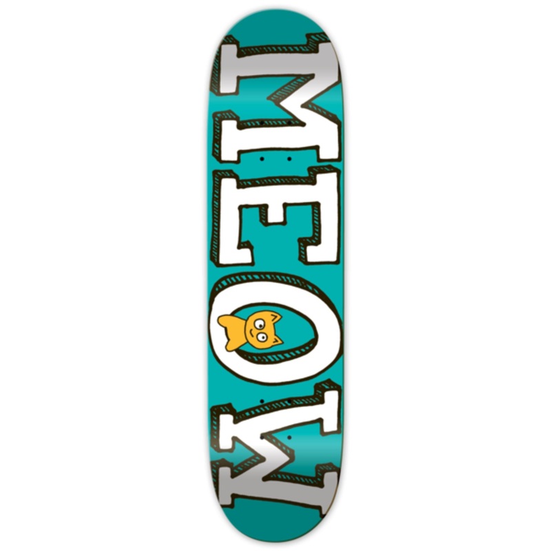 Logo Teal 8.00″ Skateboard Deck 8.00″