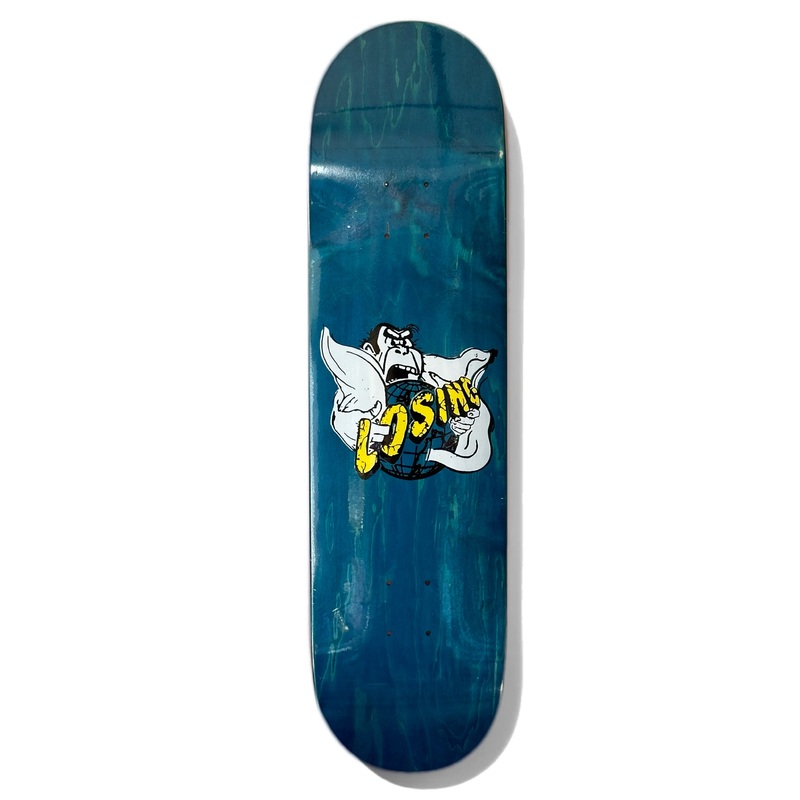 Losing Gorilla 8.25″ Skateboard Deck 8.25″ Blue Bottom Ply WB 14.25″