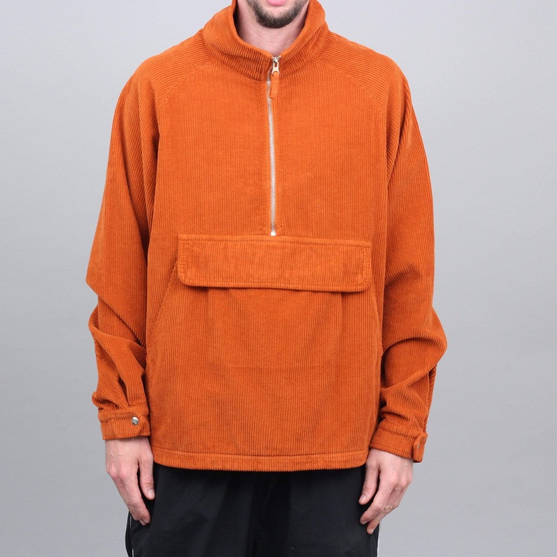 Pop Trading DRS Halfzip Jacket Amber Small