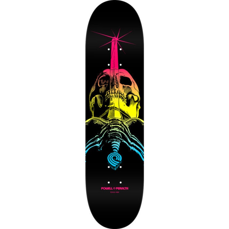 Powell Peralta Skull and Sword GreenFade 8.25 x 31.95