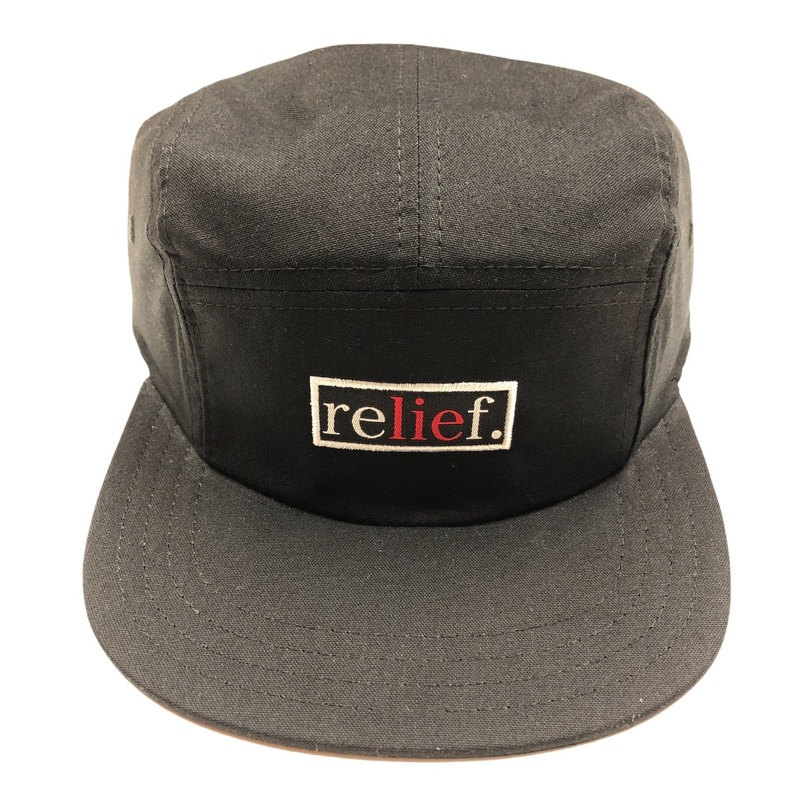 RELIEF LIE 5 PANEL BLACK OS Black