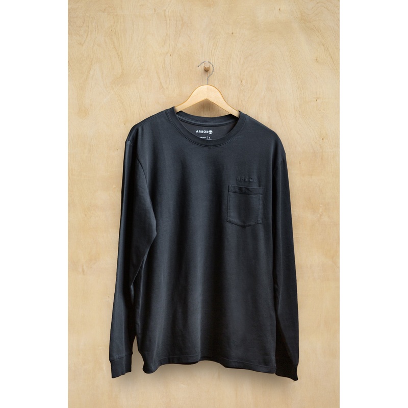 Surplus Long Sleeve Pocket Tee – Black Small