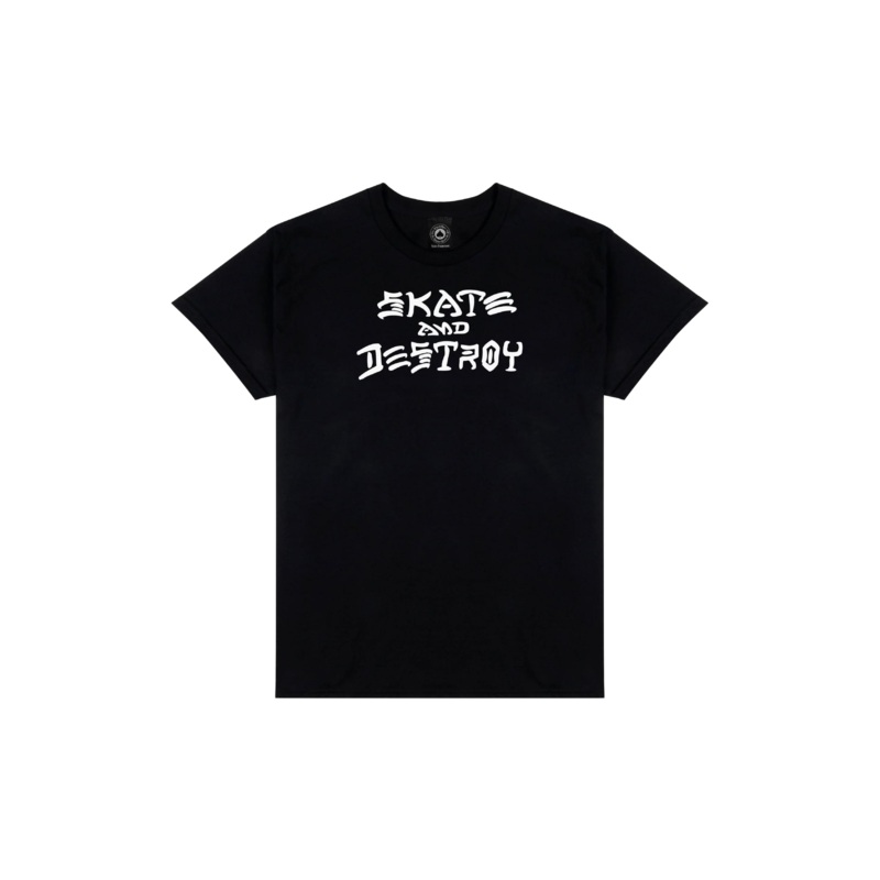 Thrasher Skate and Destroy T-Shirt Black Small