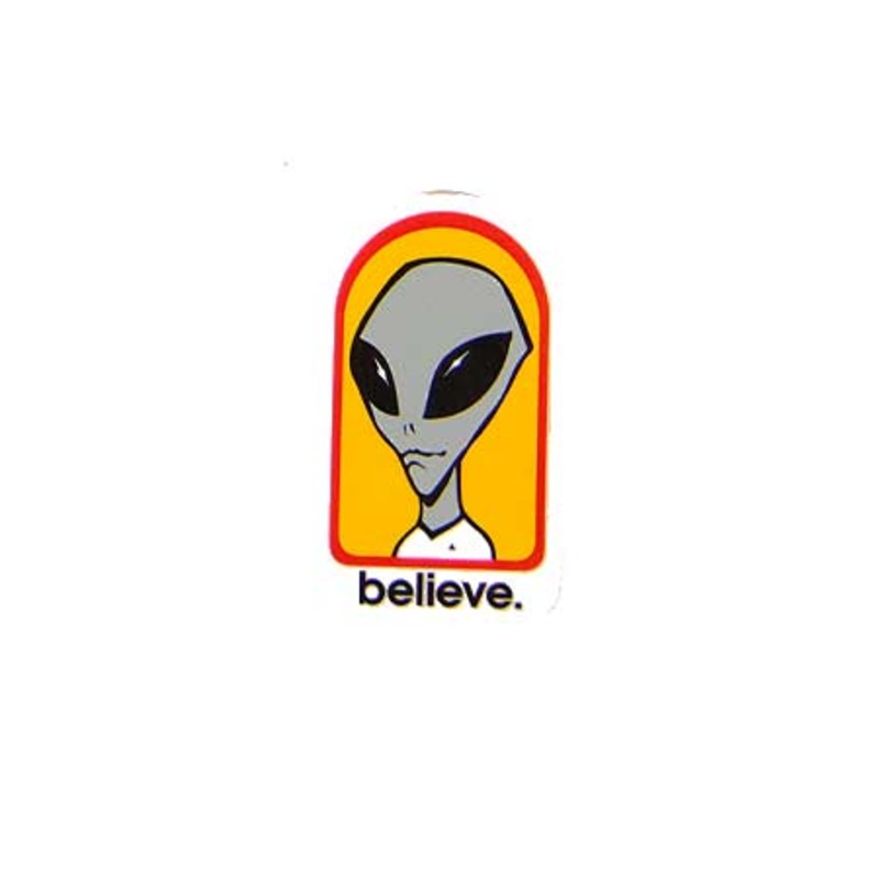 Alien Workshop Believe Sticker N/A N/A