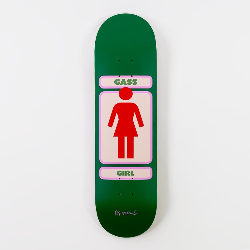 Girl 8.125″ Griffin Gass OG Naturals Deck – Green 8.125″