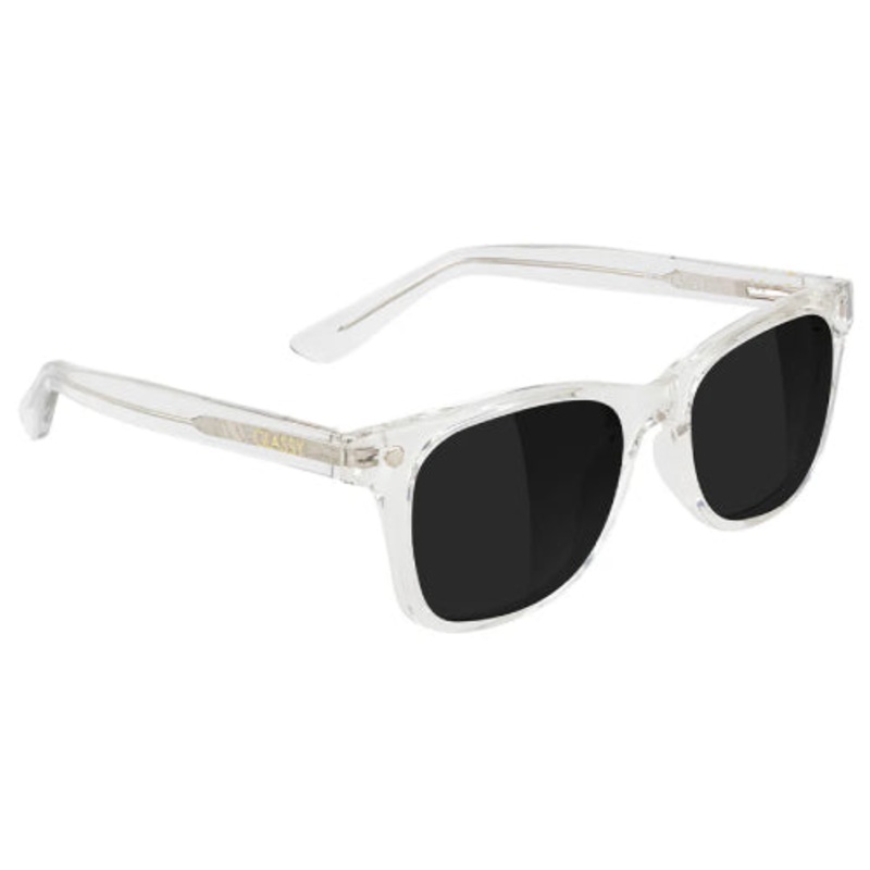Glassy Harper Premium Polarized Sunglasses Clear/Black