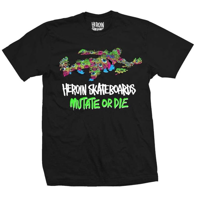 HEROIN GOOD SHIT TEE BLACK M