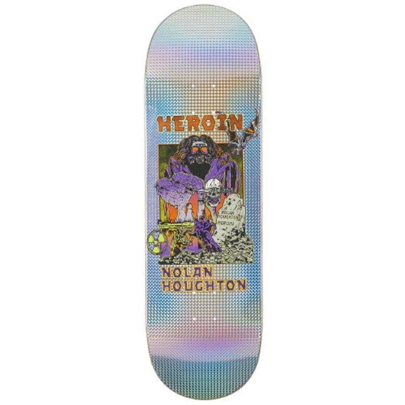 Heroin Nolan Hellscape Skateboard Deck Holographic 9.5″ 9.5″