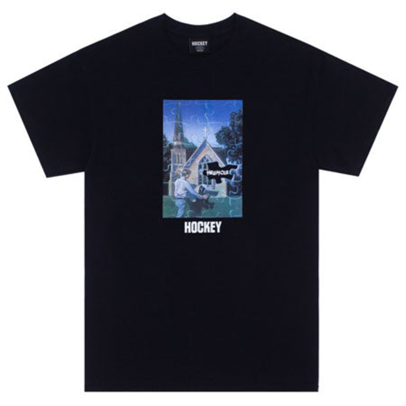 Hockey Hellhole T Shirt Black Small