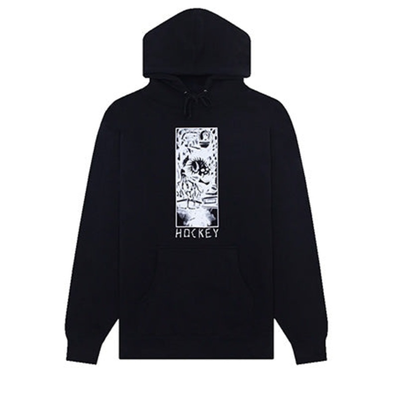 Hockey Mere Mortal Pullover Hooded Sweatshirt Black Extra Large