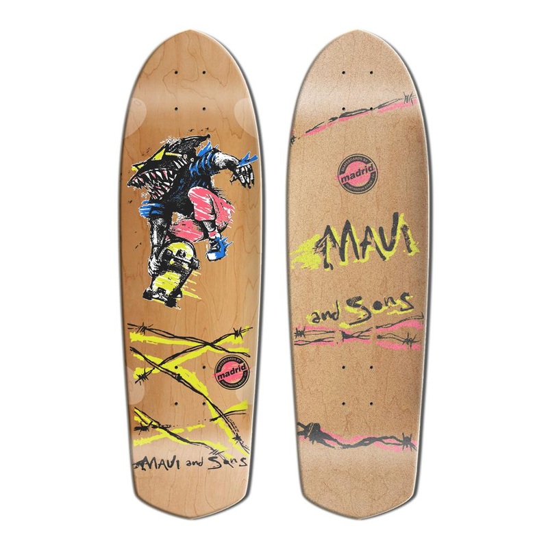 Madrid Maui and Sons SharkMan 28.5″ Cruiser Complete