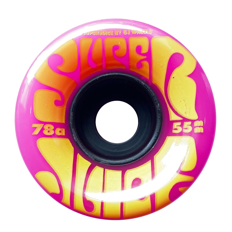 OJ – 55mm – 78a Mini Soft Super Juice Wheels – Pink