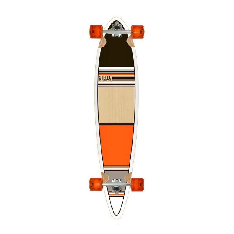 Orange Classic 46″ Pintail Longboard Stella Longboards Complete Complete