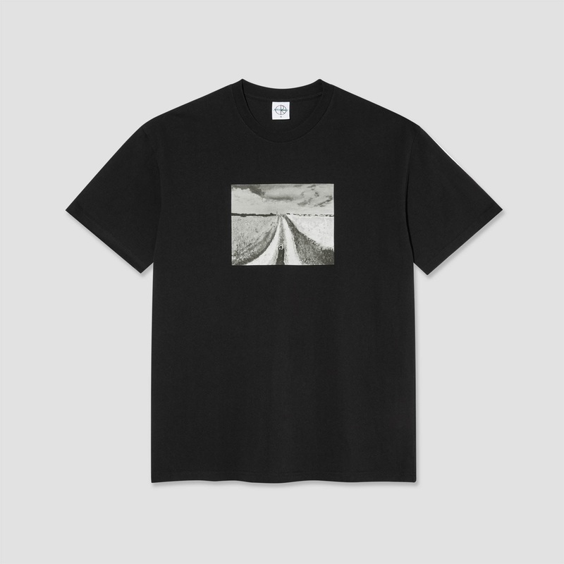 Polar Open Fields T-Shirt Black X-Small