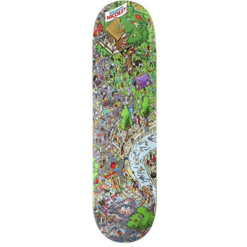 Real Where’s Nicole True Fit Skateboard Deck 8.25″ 8.25″