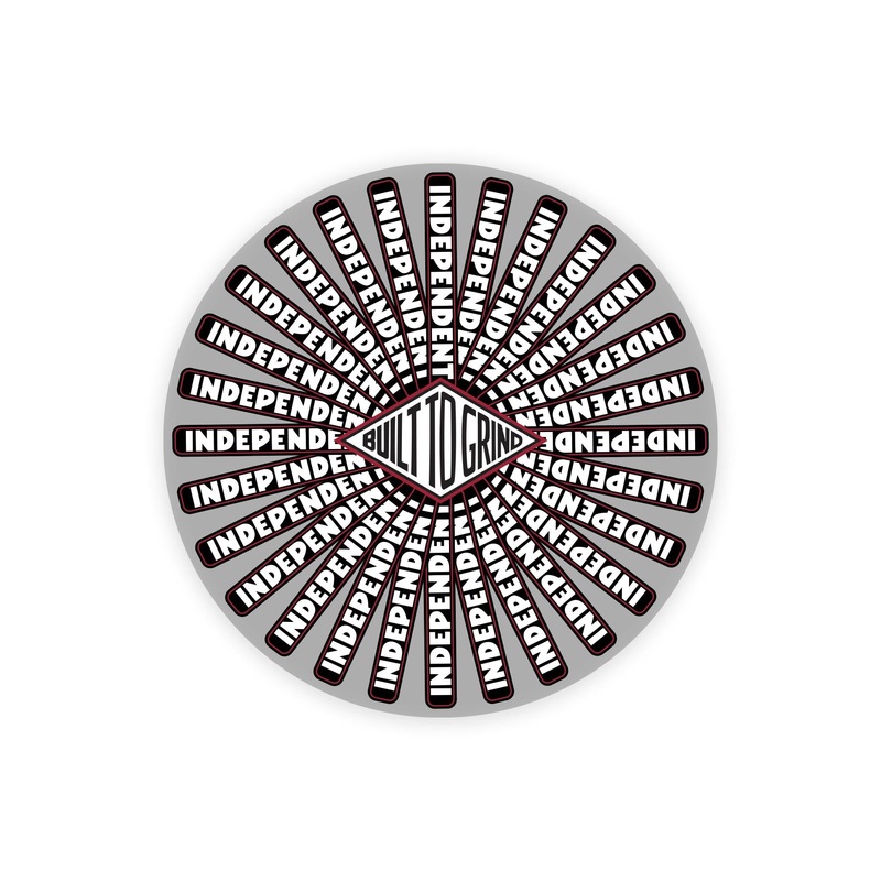 Revolution 6in Independent Stickers (25 Pack) White/Black/Red 6 in