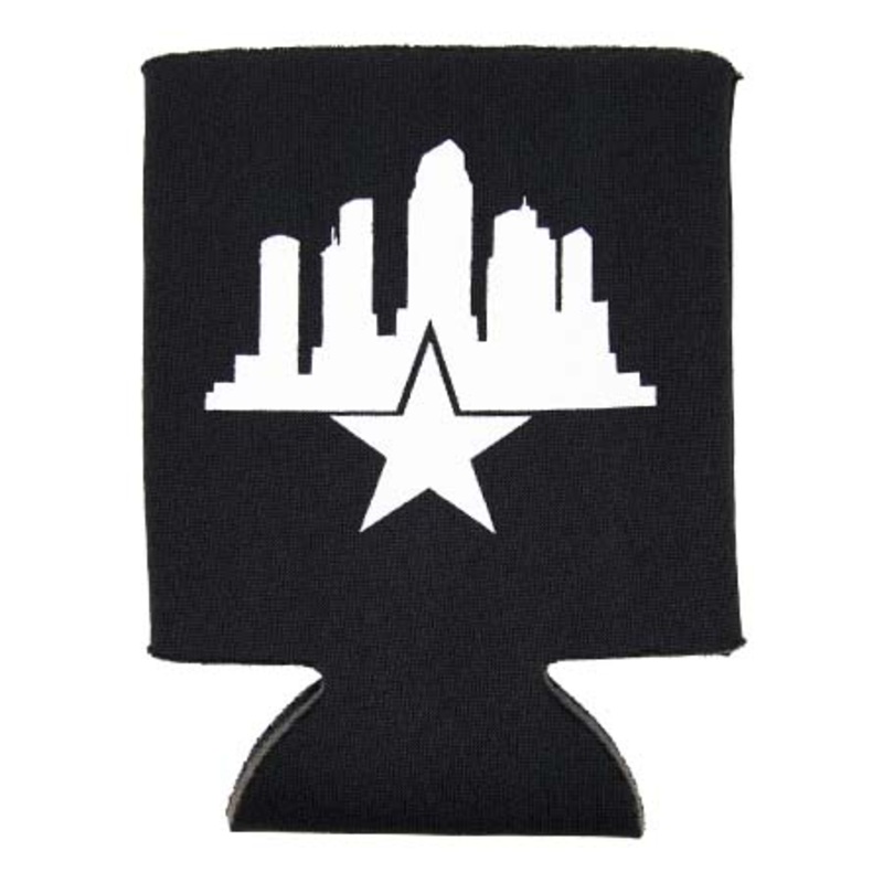 Skatepark of Tampa City Star Coozie Black/ White N/A