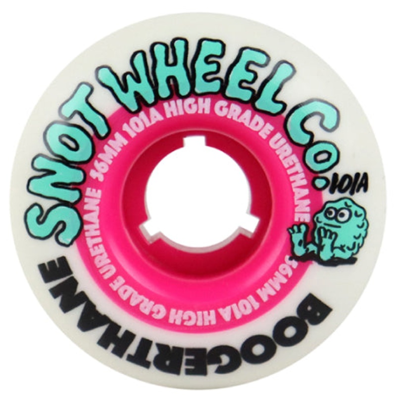 Snot Boogerthane Team Wheels White/Pink 56MM 101A 56mm