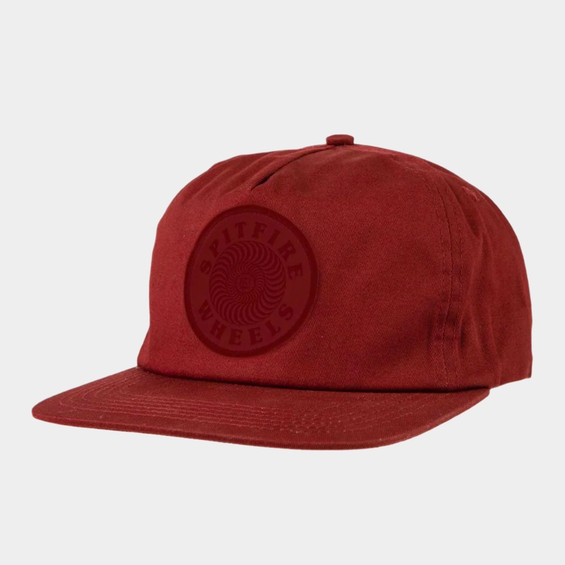 Spitfire Snapback Og Swirl Patch Hat – Brick