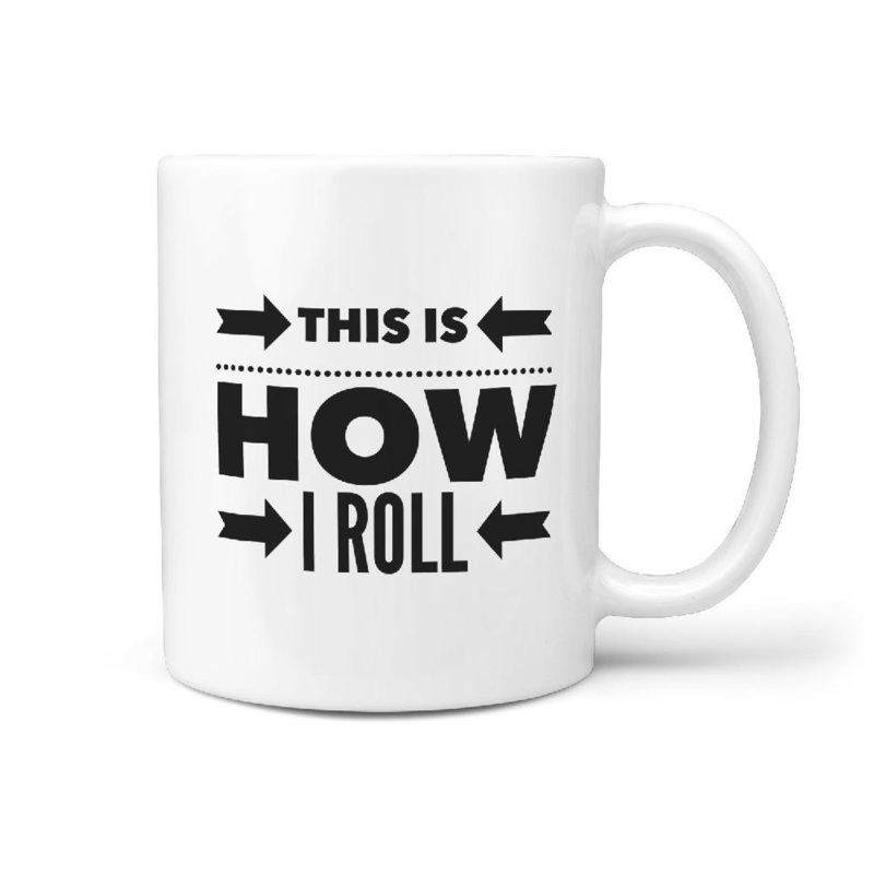 This is How I Roll – Mug for Skateboarder