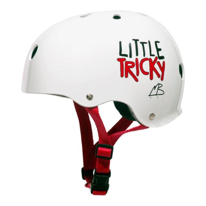 TRIPLE 8 LITTLE TRICKY EDITION KIDS HELMET WHITE GLOSSY JR