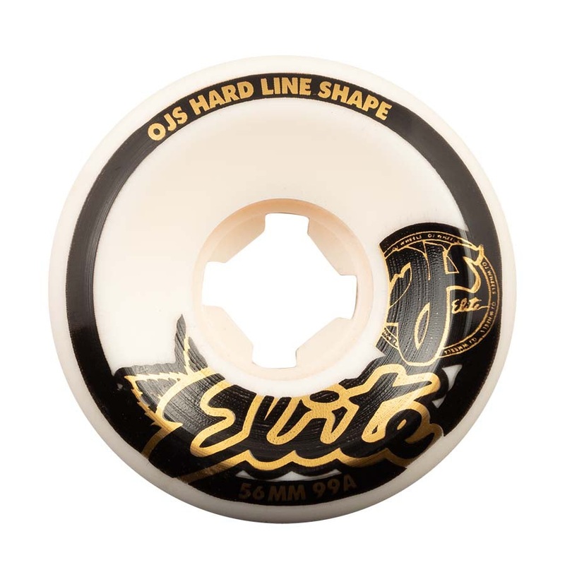 56mm Elite Hardline 99a OJ Skateboard Wheels No Color 56mm