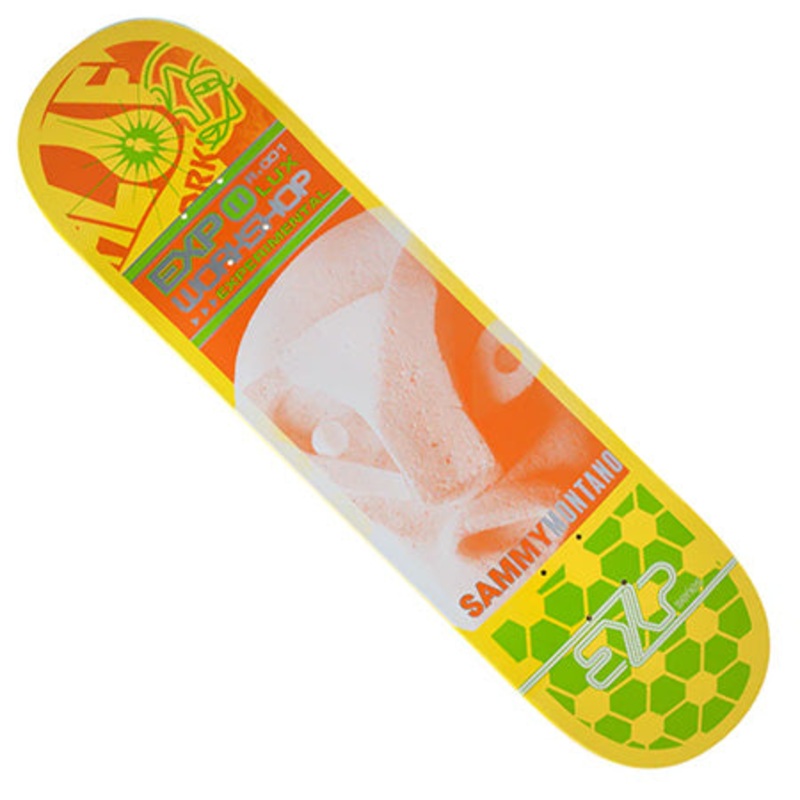 Alien Workshop Sammy Montano EXP Series Deck Dipped Yellow 8.25 x 31.82 WB:14.13
