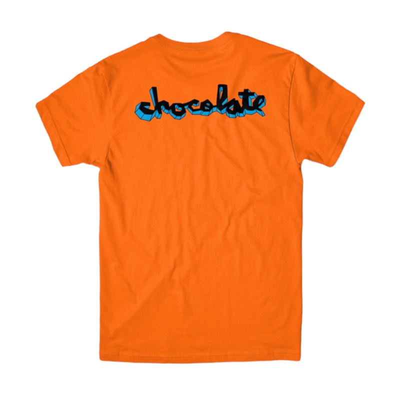 Chocolate Lifted Chunk T Shirt Orange S