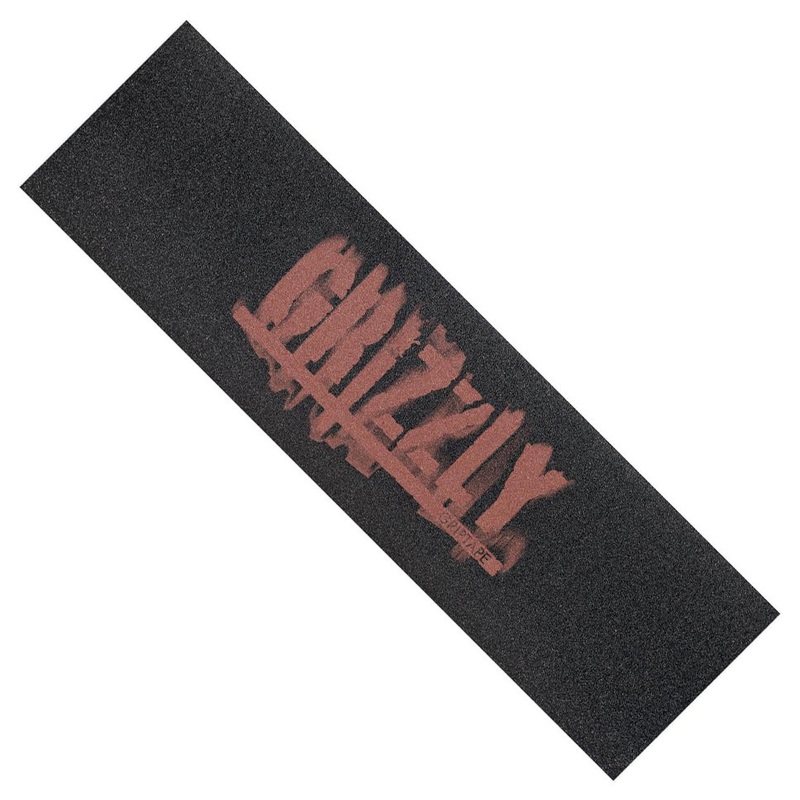 Grizzly Burn Out Stamp Red Griptape Red 9×33
