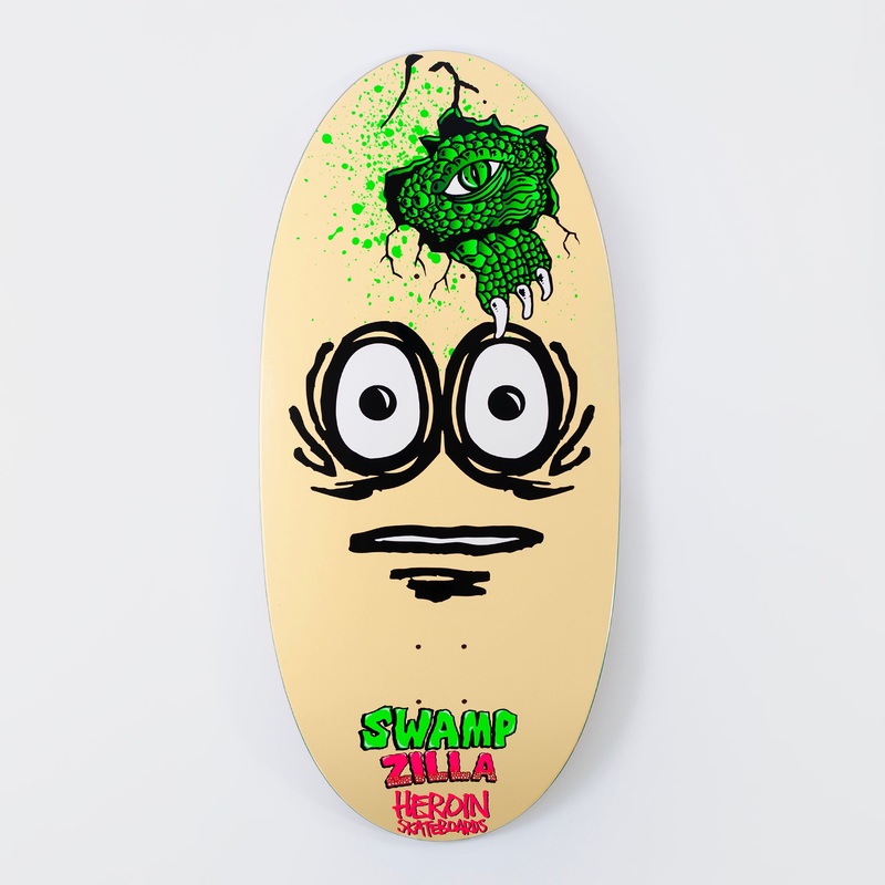 Heroin 13″ Swampzilla Deck – Yellow 13″