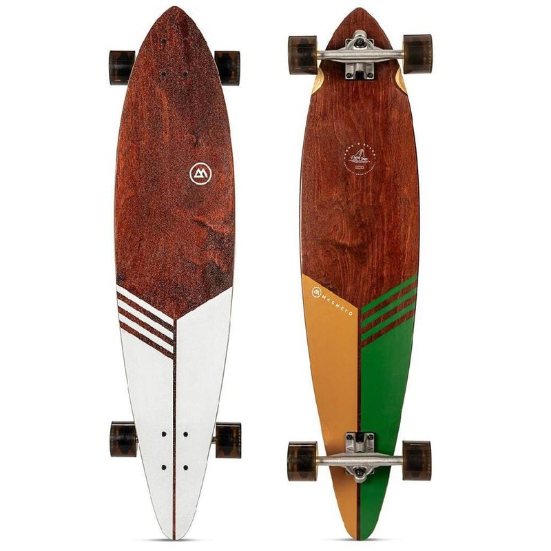 Magneto Boards Classic 40″ Pintail Longboard Complete
