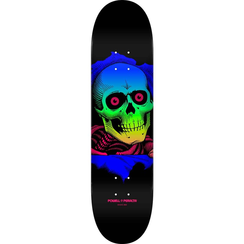Powell Peralta Ripper Skateboard Deck Green Fade – 8 x 31.45 (Multicolor)
