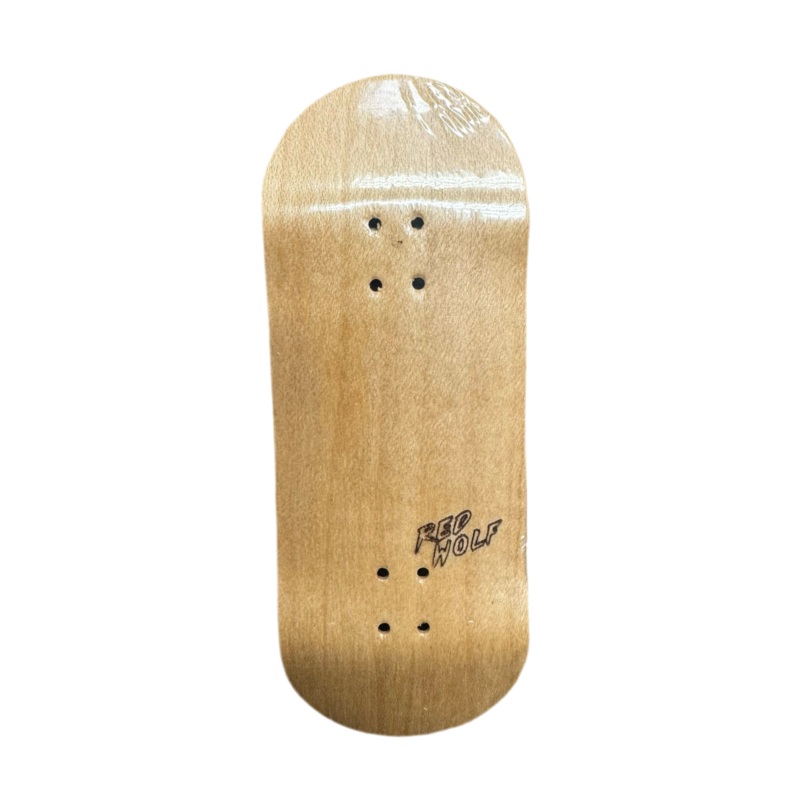 RedWolf Blank Natural Fingerboard Deck 34.5mm Popsicle – Reg Short Shape