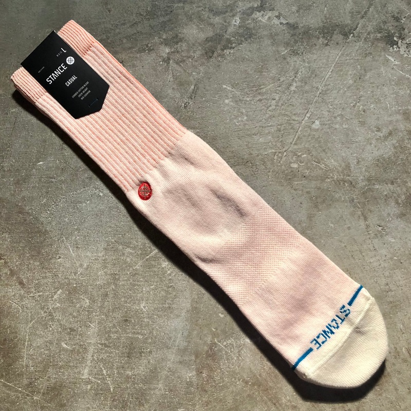 Stance Socks – Icon Pop Crew Sock – Coral
