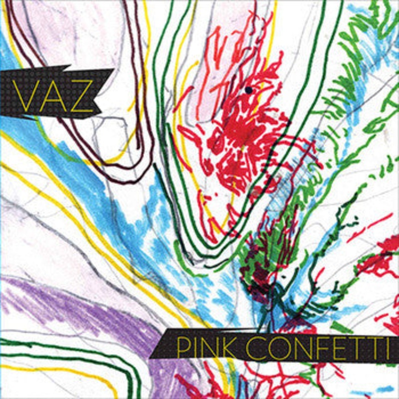 Vaz – Pink Confetti (Clear With Pink Splatter Color) Color Vinyl LP Record